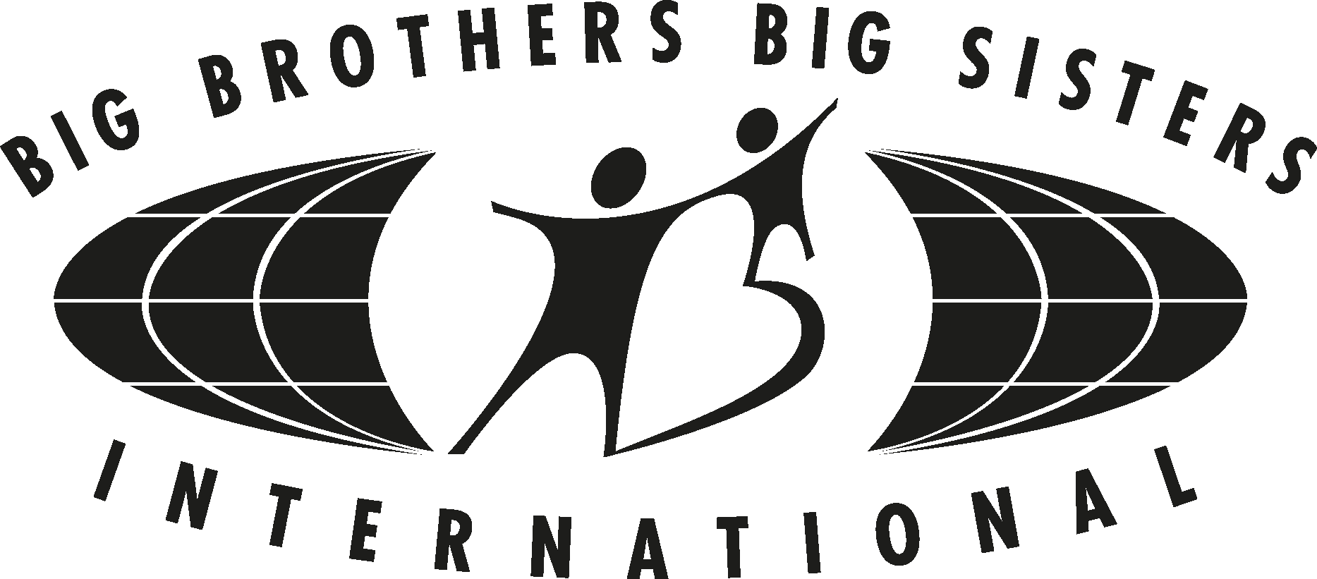 Big Brothers Big Sisters International  Black Logo Vector Logo